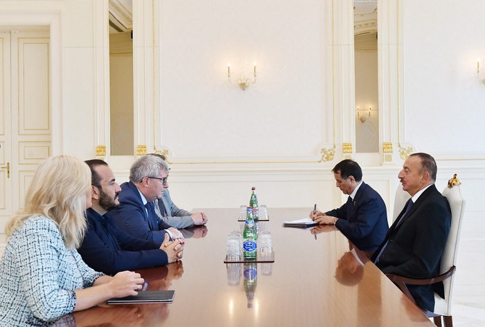 Ilham Aliyev meets European Parliament`s VP Charnetsky 